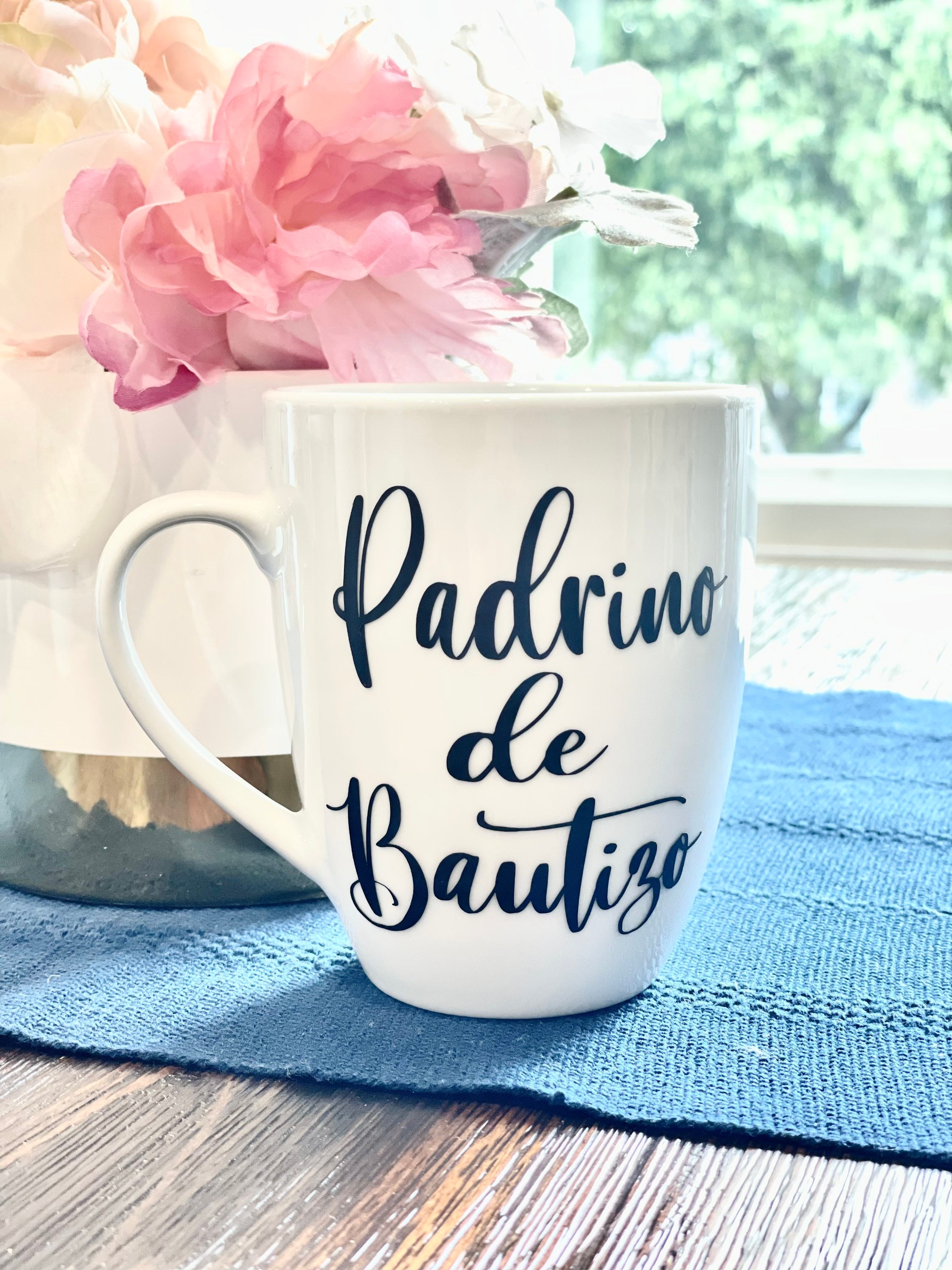 2023 Taza Personalizada Padrino Madrina Taza de café, Padrinos De Bautizo  Regalos, Propuesta de Dios Padrinos De Bautizo, Padrinos De Bautizo