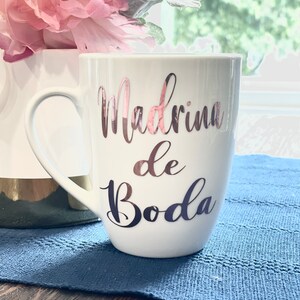 Madrina de Boda Mok Cadeau, Mi Madrina, propuesta para madrina de boda, Huwelijkscadeau-ideeën, Bruidscadeau, Bruiloft peetvader voorstel, Nina