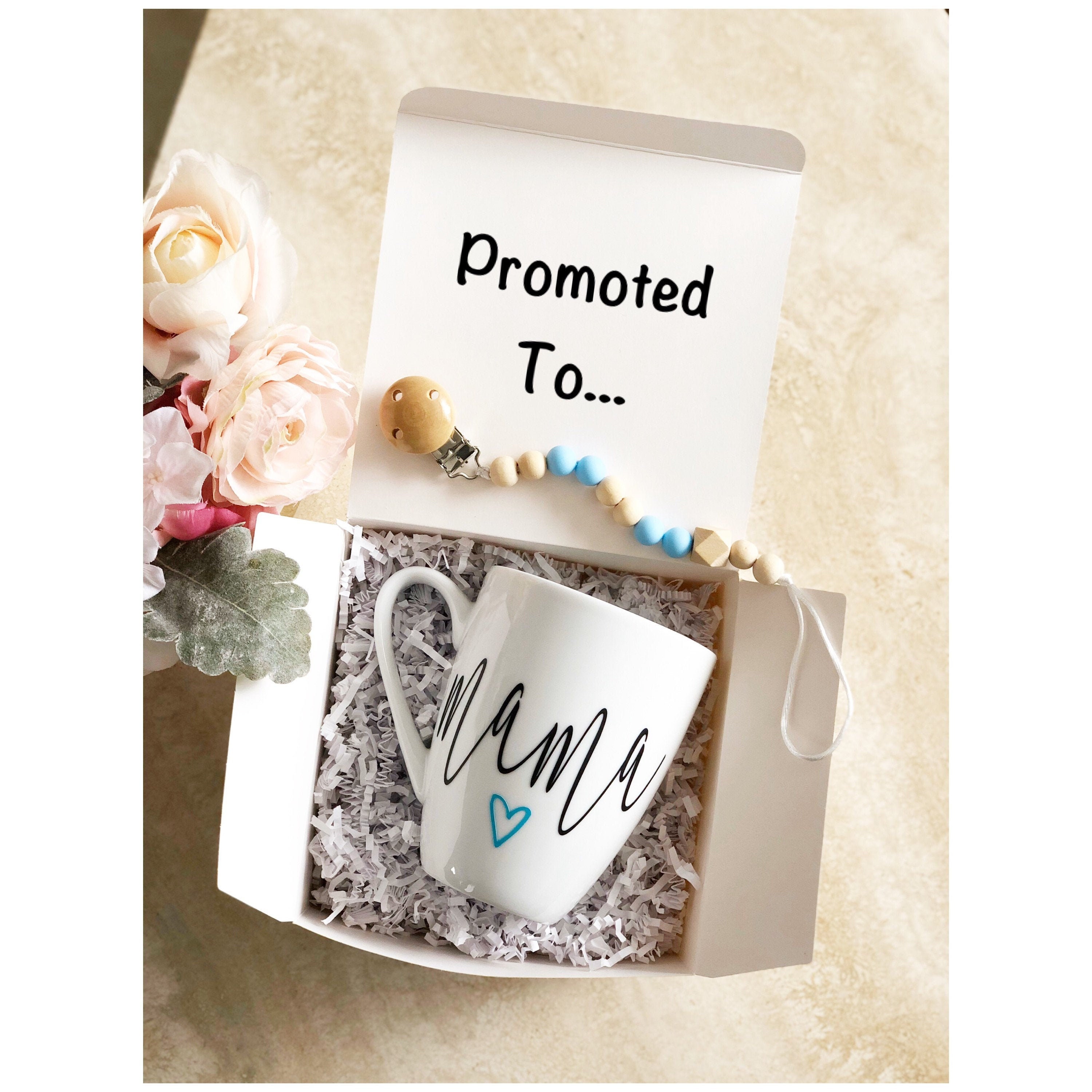 Mama Gift Box Set Promoted To Mama New Baby Gift Set Etsy