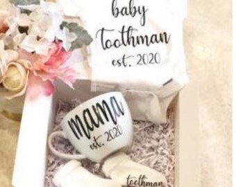 New Mama & Baby Gift Box, Congrats Mama, New Baby Gift Set, Pregnancy Gift Box, Mom Gift For New Mom, New Mom Gift, Congrats Mom, Promoted