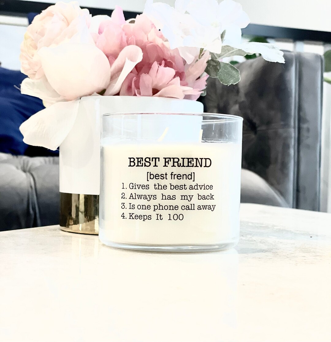 Best Friend Candle, Friend Gift, Bestie Gift, Friend Birthday Gift