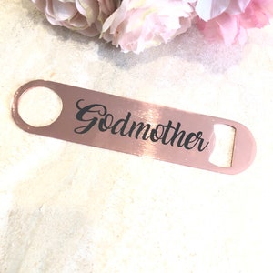 Godmother Beer Opener, Godmother gift box stuffer, Custom Godmother Gift, Baptism Gift, Nina Proposal, Madrina Beer, Bautizo Gift