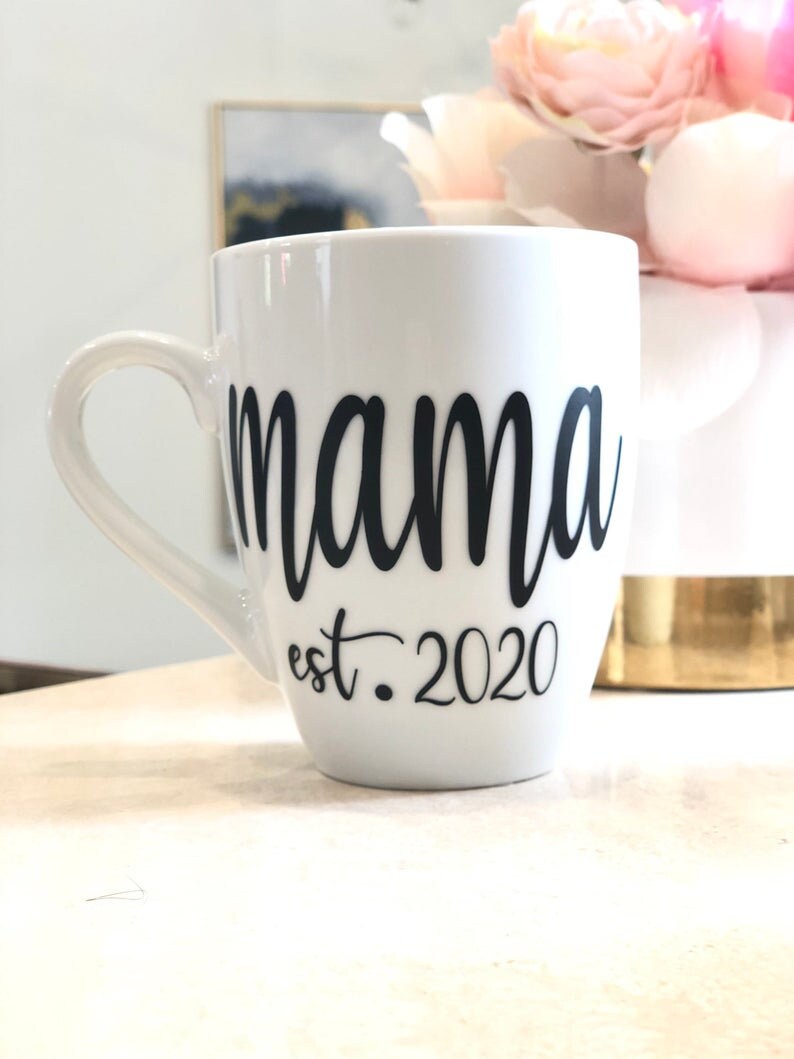 Mama Mug New Mama Mug New Baby Gift Set Pregnancy Gift Mom Etsy