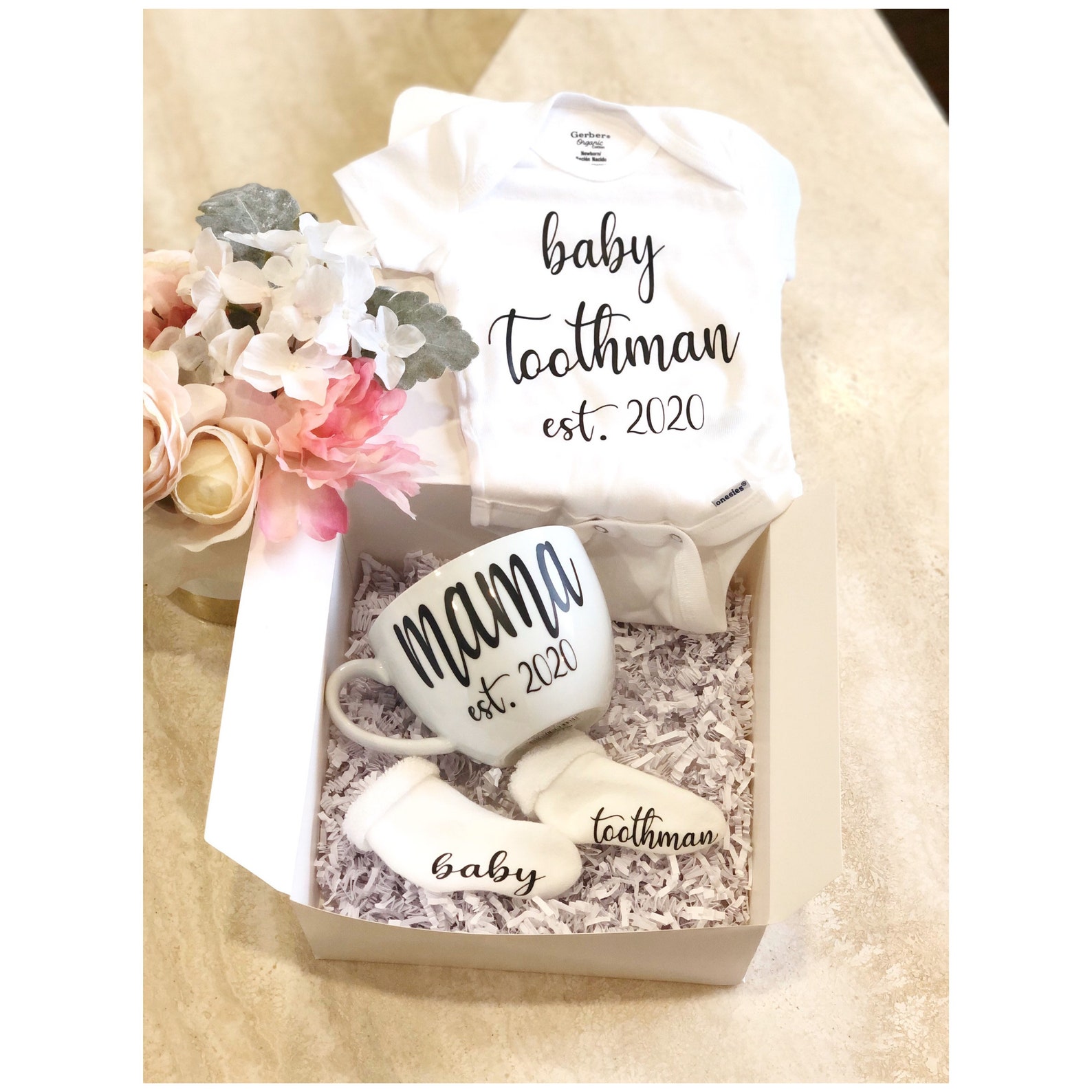 New Mama & Baby Gift Box Congrats Mama New Baby Gift Set Etsy