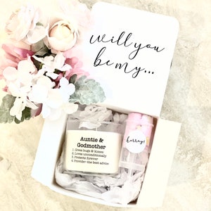 Auntie & Godmother Candle, Godmother Gift, Godmother Proposal, Gifts For Godmother Aunt, Godmother Keepsake, God mom Gift Godmother Proposal
