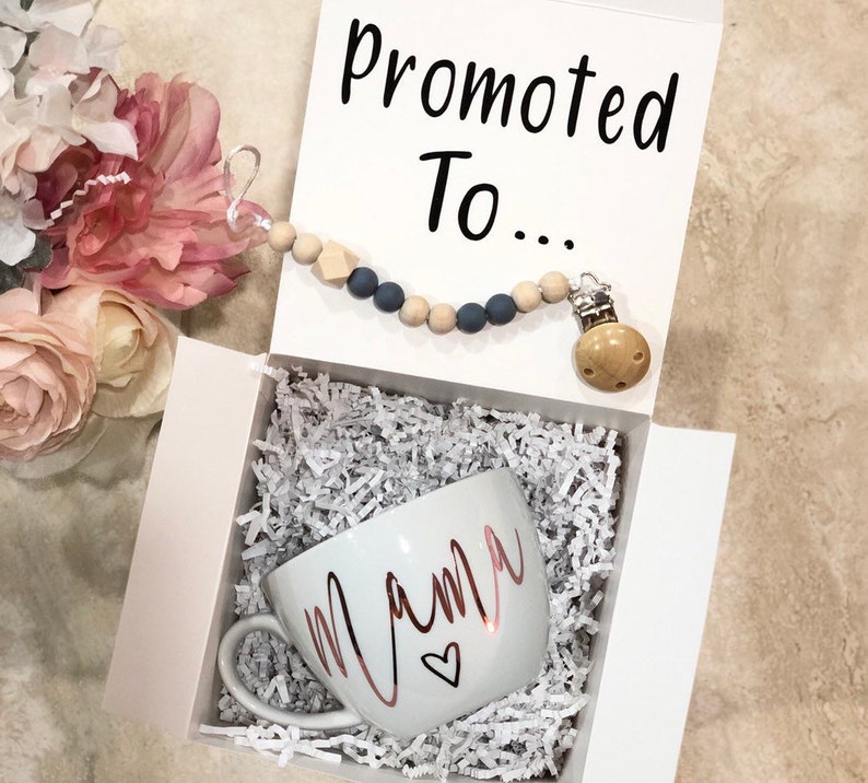 New Mama Gift Box Set Promoted To Mama New Baby Gift Set Etsy
