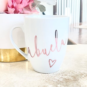 Abuela Coffee Mug, Abuela Pregnancy Announcement ideas, Promoted to Grandma Mug, Baby announcement, New Grandma to Be, Granny, Mamaw gift