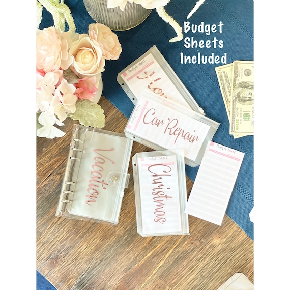 A6 Budget Money Binder, Cash Envelopes, Budget Binder, Custom Money  Envelopes, Money Holder, Cash Savings Envelope System, Cash Wallet -   Italia