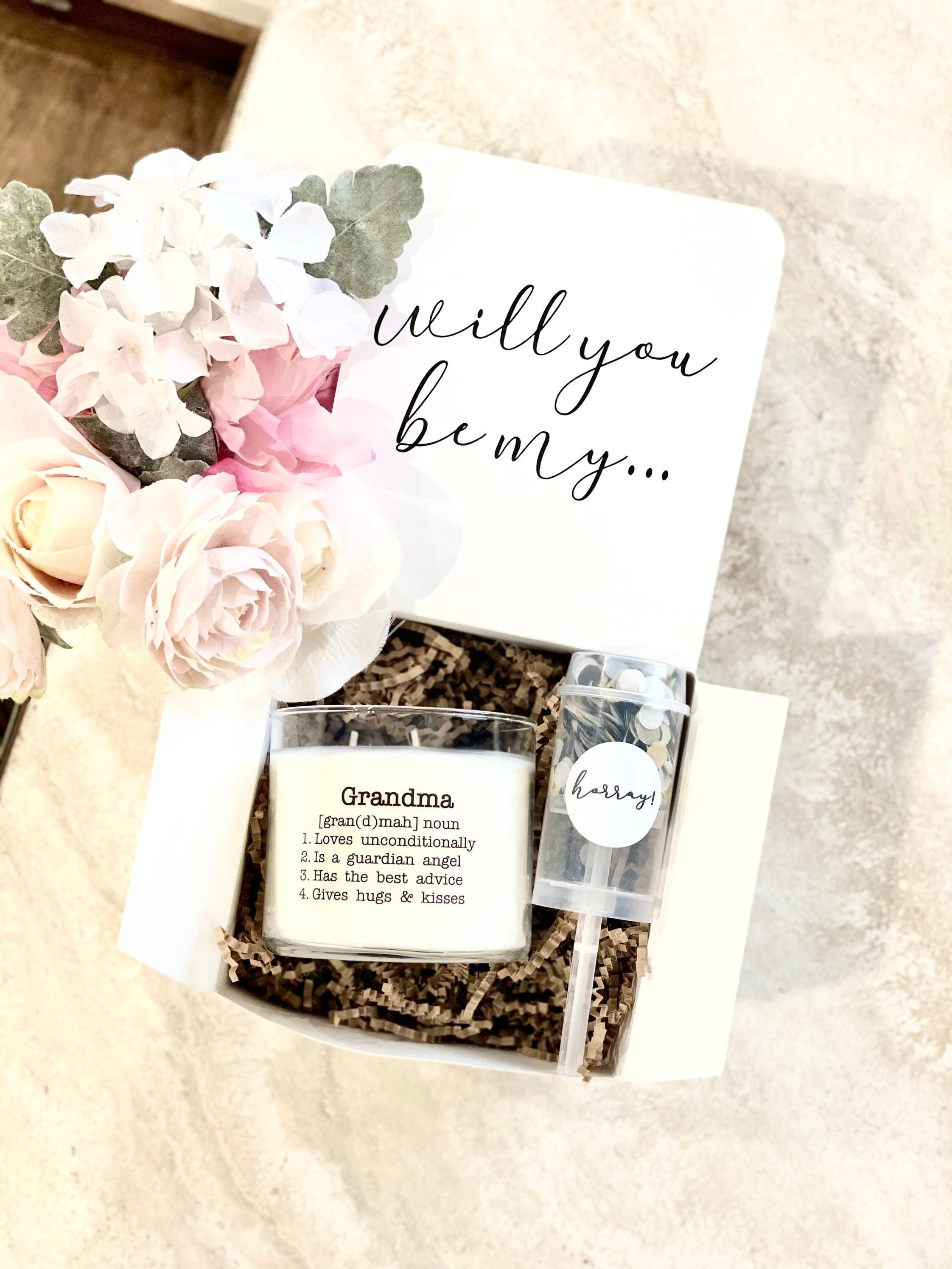 Grandma flower sales girl proposal