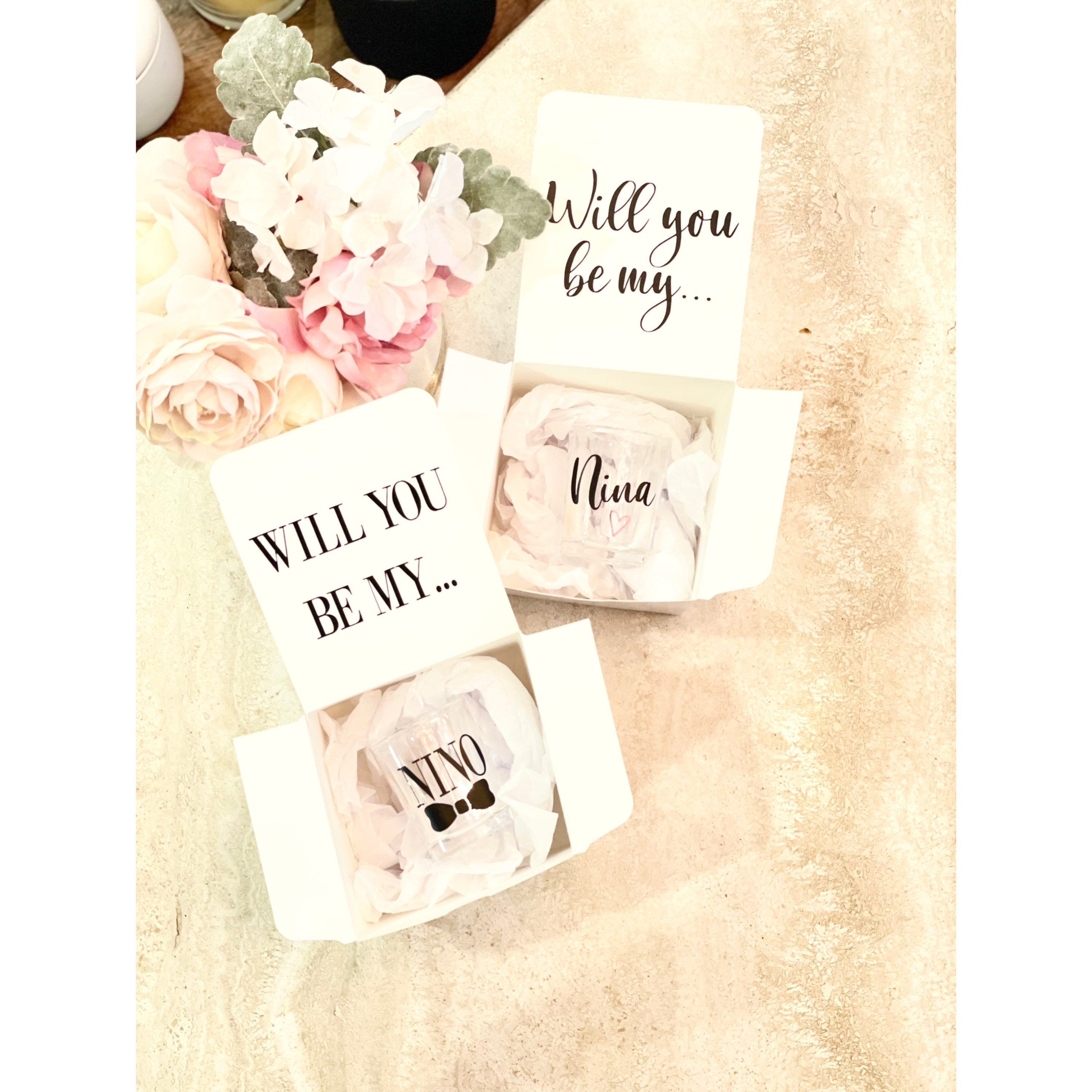 Nino Nina Shot Glass Godparents Proposal, God Mom, God Dad, Godparent Shot glasses, Godparent Gift, Will You Be My Godparents nino nina