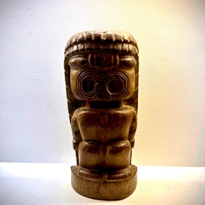 Old Large Oceanic wood carved Tiki