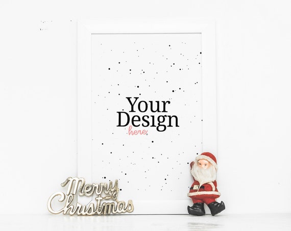 20x30 Frame Mockup Christmas Frame Mockup White Frame Etsy