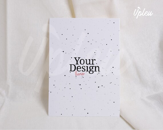 5x7 Card Mockup Wedding Invitation Mockup Birthday Etsy