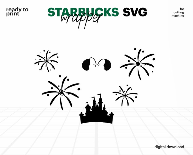 Download Disney Starbucks Full Wrap SVG Starbucks Cup SVG Starbucks ...