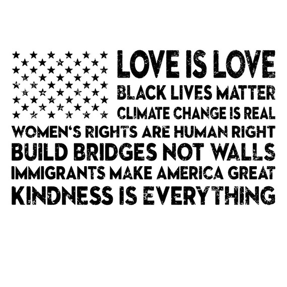 Love Is Love Svg Black Lives Matter Svg Martin Luther King Etsy