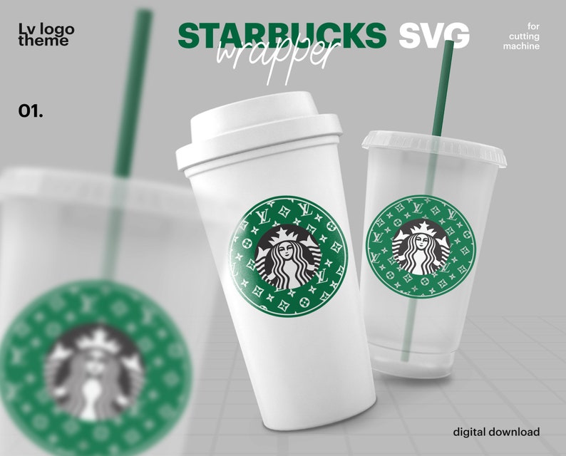 Free Free 109 Louis Vuitton Free Starbucks Cup Wrap Svg SVG PNG EPS DXF File