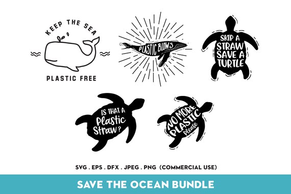 Download Bundle Save The Ocean Svg Bundle Plastic Free Svg Etsy PSD Mockup Templates
