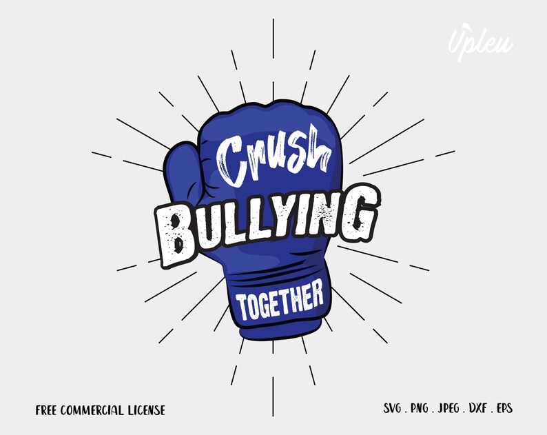 Crush Bullying SVG Stop Bullying Anti Bullying File for | Etsy