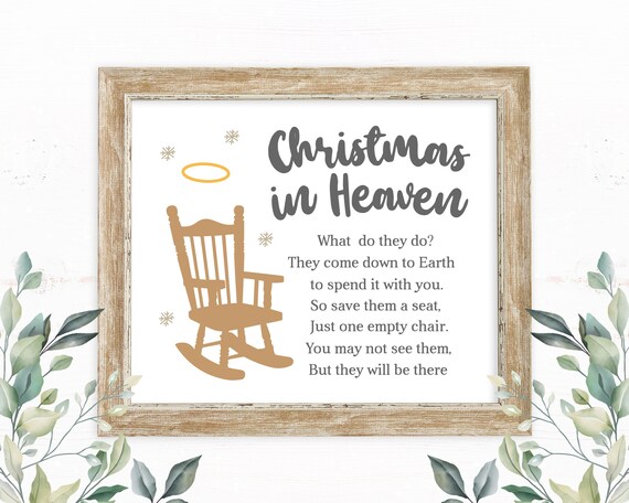 Download Free Christmas In Heaven Svg Christmas Svg Christmas Memorial Svg Etsy SVG DXF Cut File