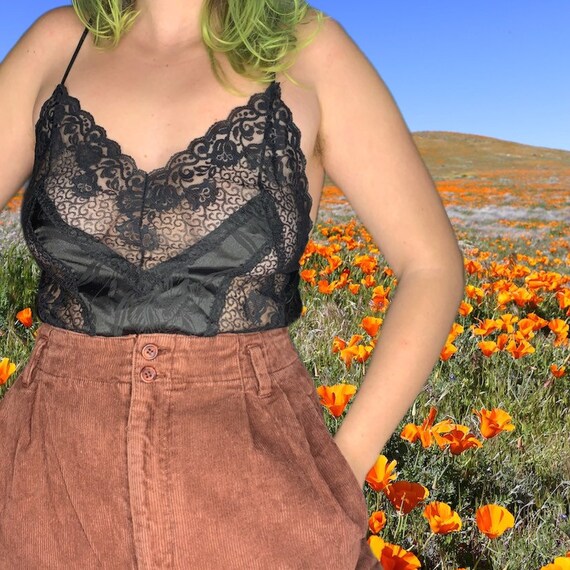 1980’s peekaboo lace teddy