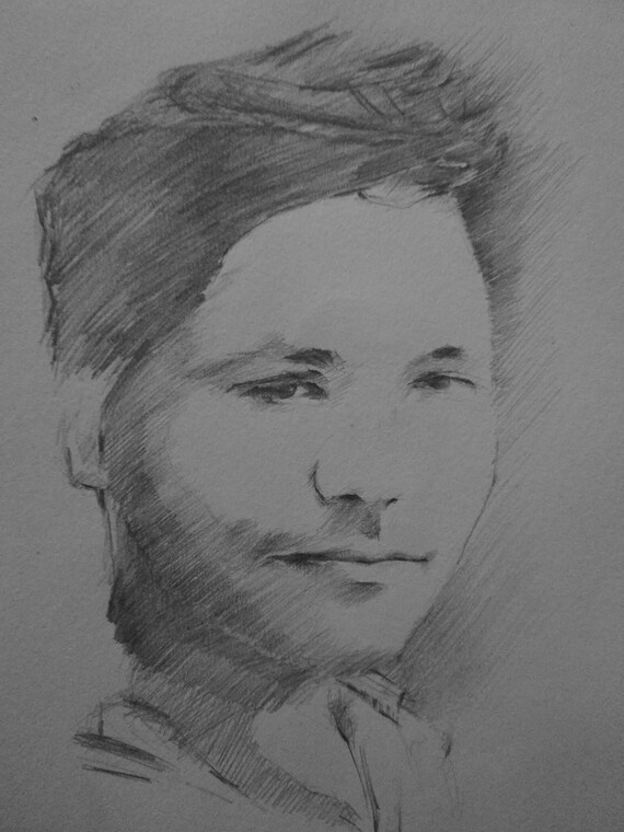 Pencil Sketch Of Boy