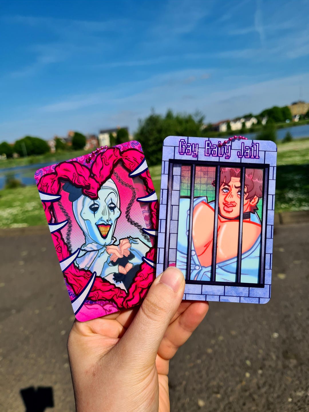 PHOTOCARD HOLDERS - Guts and Gore - Gay Baby Jail - Etsy