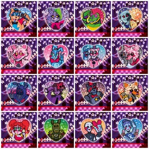 FNAF - Heart badges