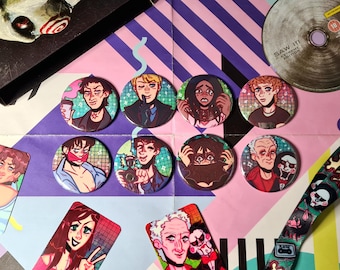 GAME OVER - Traps Character badges - 58mm - 2 1/2 inches