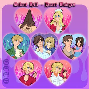 Silent Hill - Heart Badges