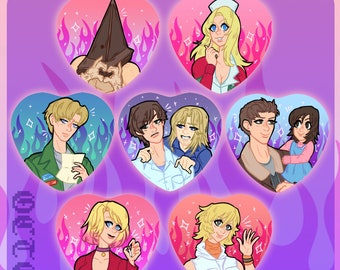 Silent Hill - Heart Badges