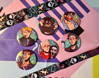 GAME OVER - Traps Character badges - 58mm - 2 1/2 inches
