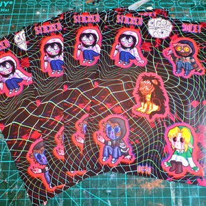 CREEPYPASTA - A5 Stickersheet