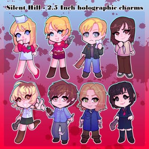 PREORDER - Silent Hill 2.5 inch Holographic charms