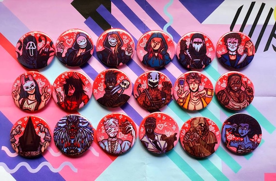 DBD KILLER SLASHER - 58 Mm 2 and a Half Inch Badges - Etsy
