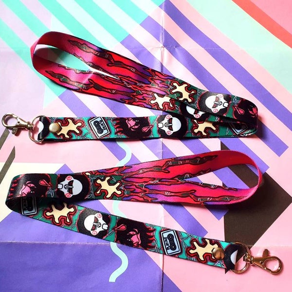 GAME OVER - Traps themed lanyard - 90cm