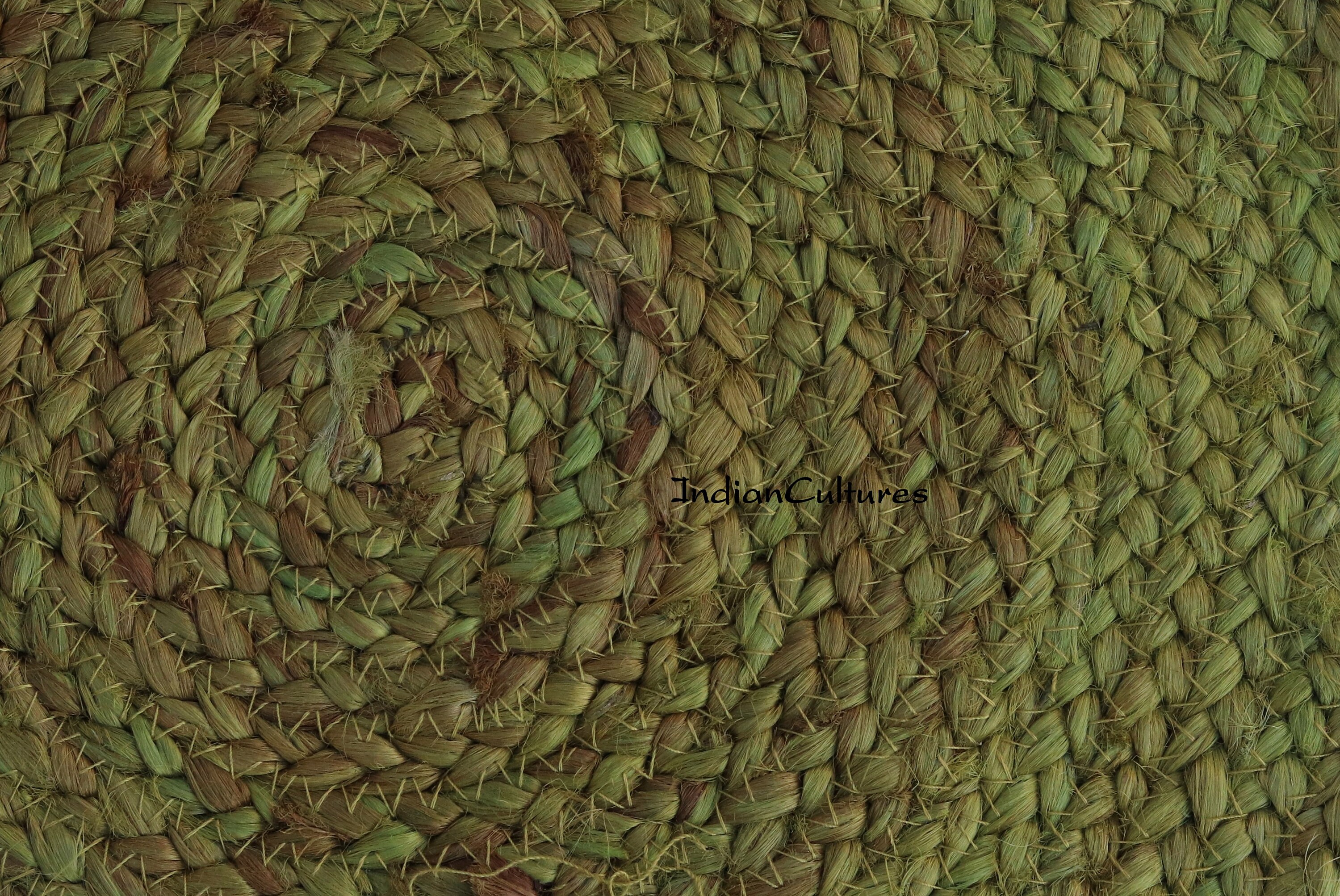 Hand Woven Round Placemats Set of Placemats coaster Set Etsy