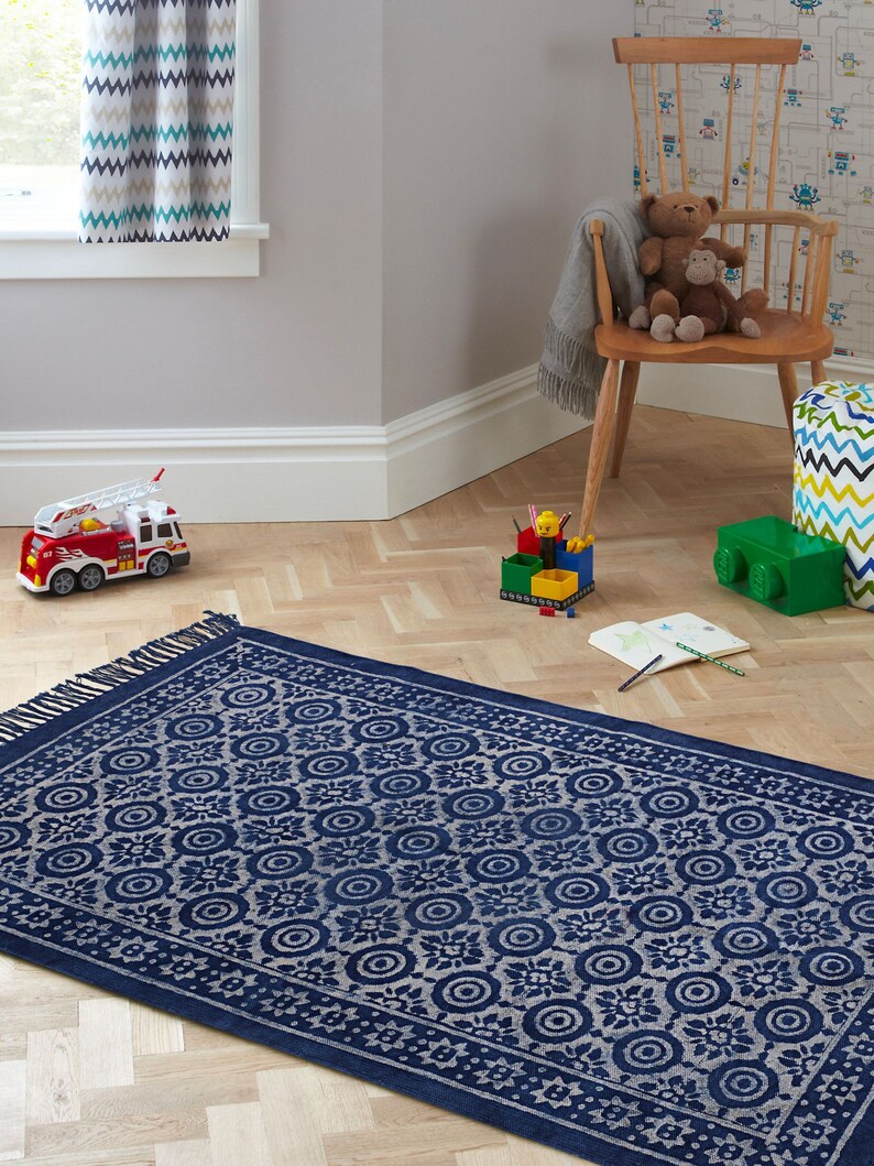 2x3 Feet Rug / Area Rug / Block Printed Rug / 24X36 inches / Etsy