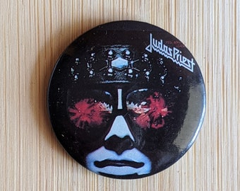 Judas Priest 1" Button Pin Set Rob Halford Heavy Metal Painkiller Defenders