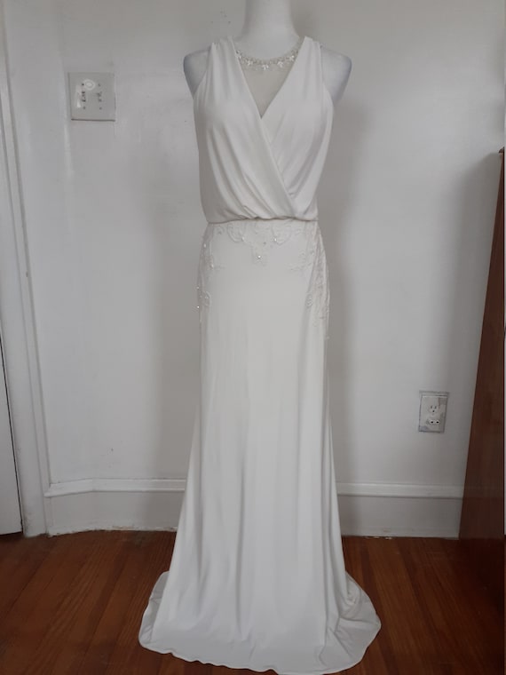 Vintage embroidered  wedding dress brand Mascara