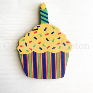 Birthday Attachment | Home Door Hanger Attachment | Home | Cupcake | Door Hanger | Summer Attachment