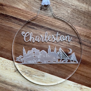 Charleston Skyline Ornament - Charleston Ornament - South Carolina