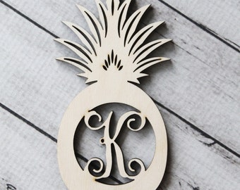 Monogram Pineapple Ornament - Personalized Ornament - Monogram Ornament - Pineapple Ornament - Pineapple