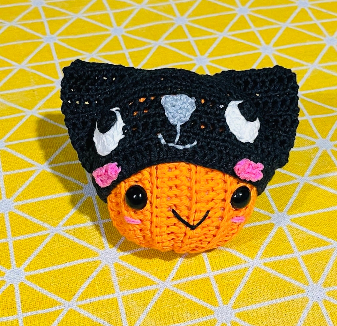 Black Cat Hat Pattern for Doll Accessory or Decor