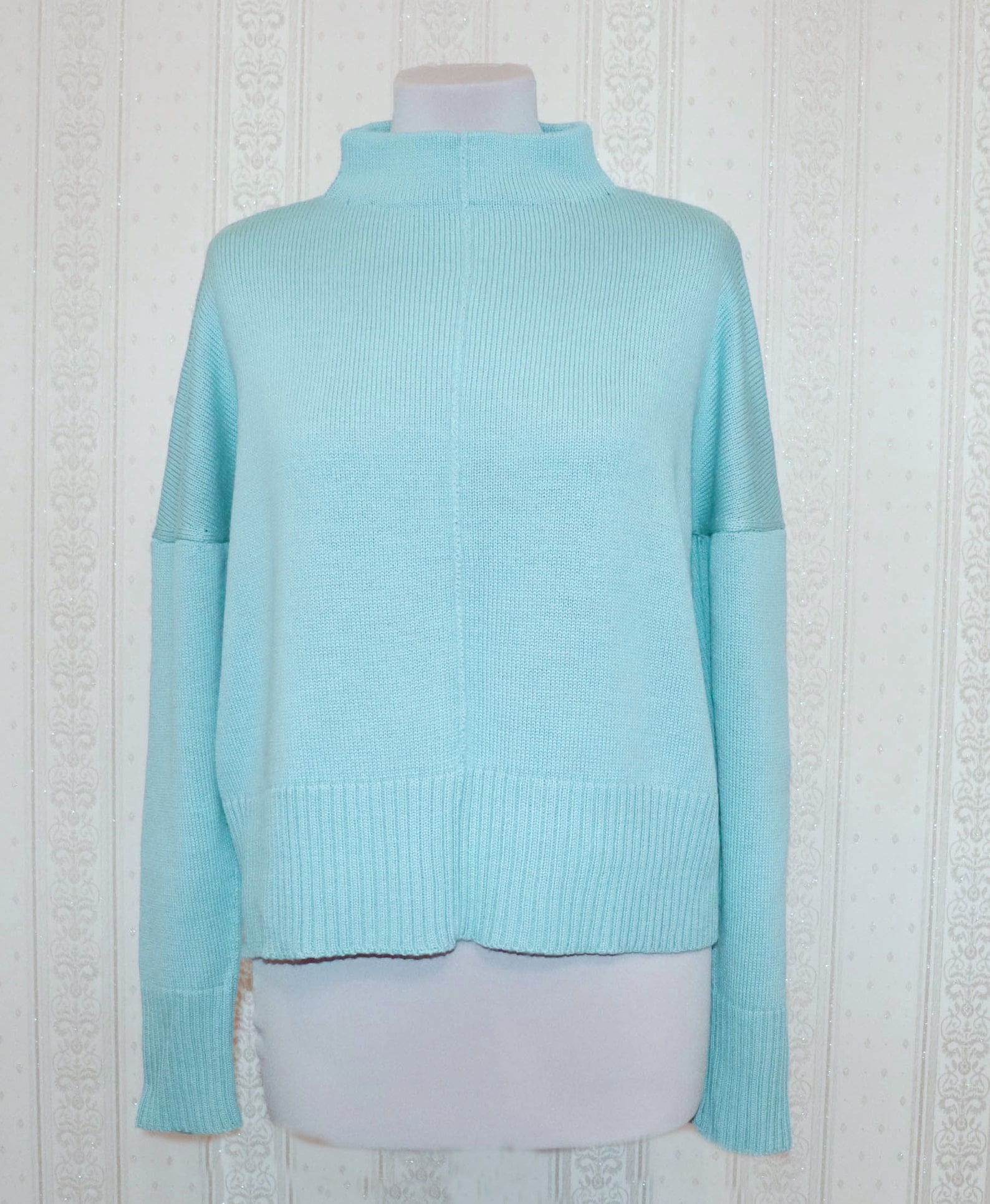 Pastel turtleneck sweater Merino pullover Hand knit turtleneck | Etsy