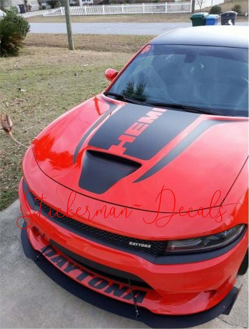 Dodge Charger Intake Hood Decal Daytona Srt Hellcat 392 ...