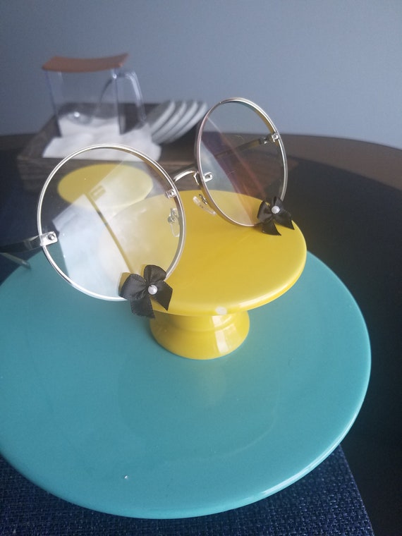 Oversized Blerd Round Sunflower Pastel Decora Afro Kei