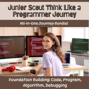 Junior Scout Think Like a Programmer | All in One JOURNEY | Programming | Coding | Computational Thinking | Troop Badgework Meeting