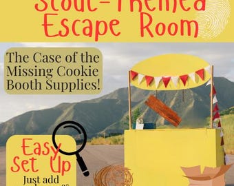 Aventura de Escape Room com Mistério Escoteiro | Atividade para Reunião | Biscoitos Escoteiros | Líder | Temporada de Biscoitos | Ideias para Reunião | Jogo
