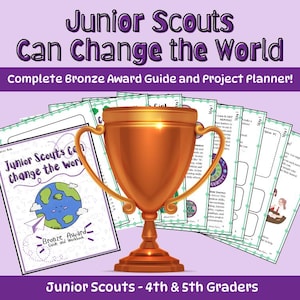 Scout Bronze Award Guide & Workbook | UPDATED 2025 | NEW Leadership Awards! | Comprehensive | Junior Service Project | Scout Higher Awards