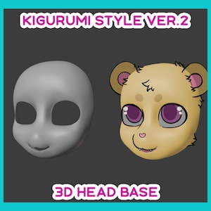 3D Printable Kigurumi Style Slim Kemono Fursuit Base ver.2 (FILE ONLY)